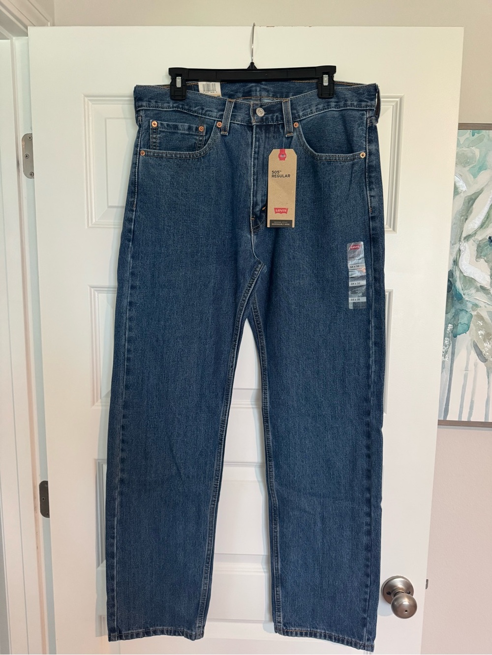 Levi's Men's Regular Fit Jeans - Dark Blue NWT